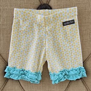 Yellow and Blue Ruffle Kids Bottoms